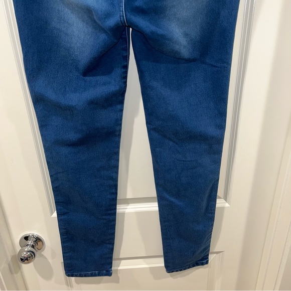 Tissini Womens Colombian Butt Lifting Stretch Jeans size 13 4 side buttons - Picture 4 of 11